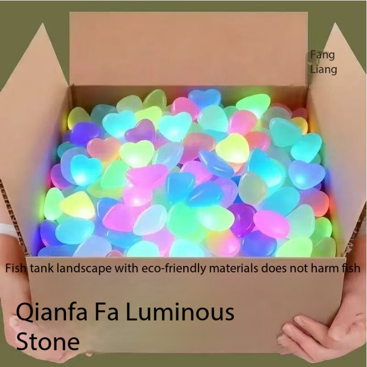 Aquarium Fish Types - 1CM 100pcs Color Goose Stone Luminous