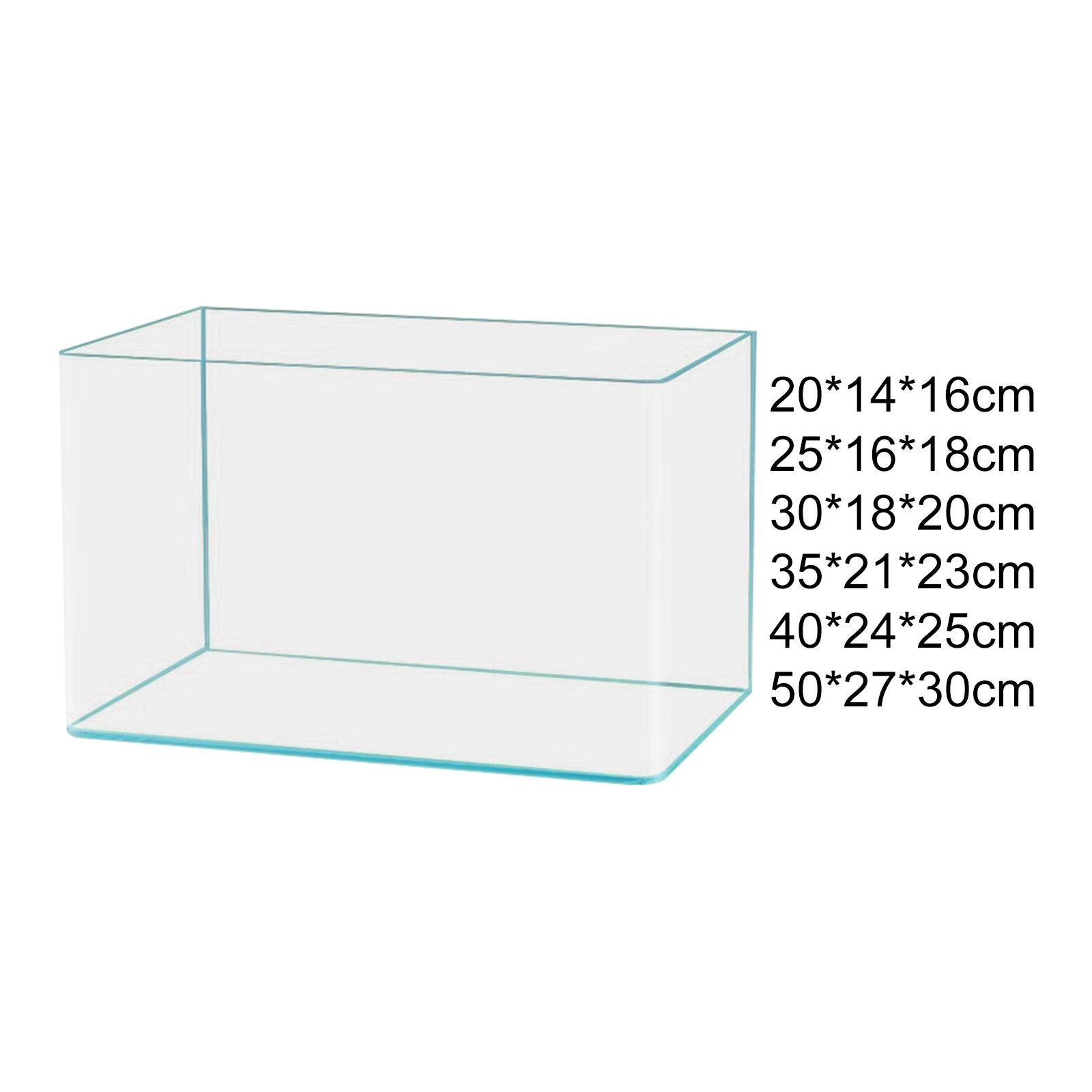 Aquarium Xl - Clear Glass Fish Tank Decoration Easy