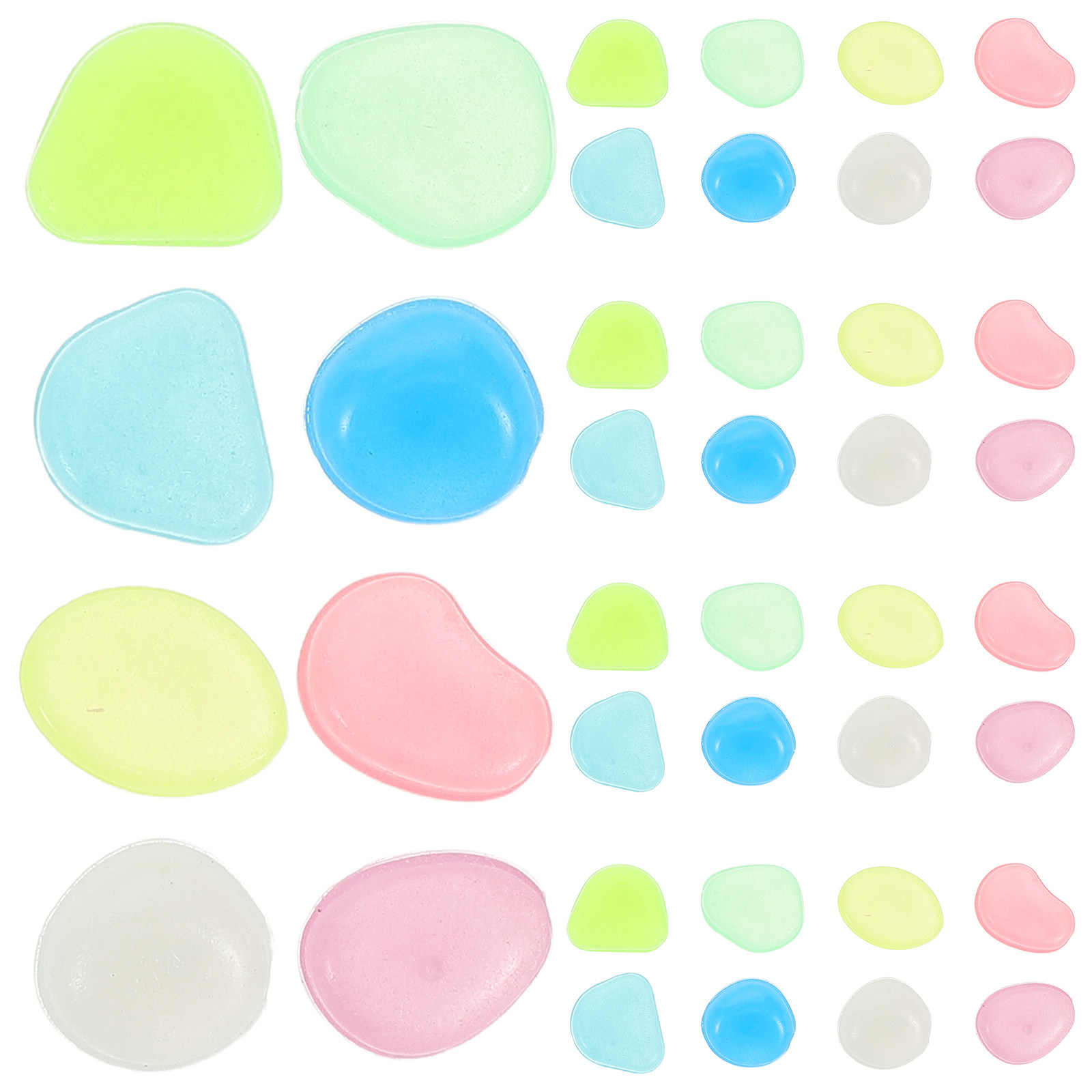 500Pcs Glow Stones Night Lumin - Aquarium Decoration Rock ulasan dan harga