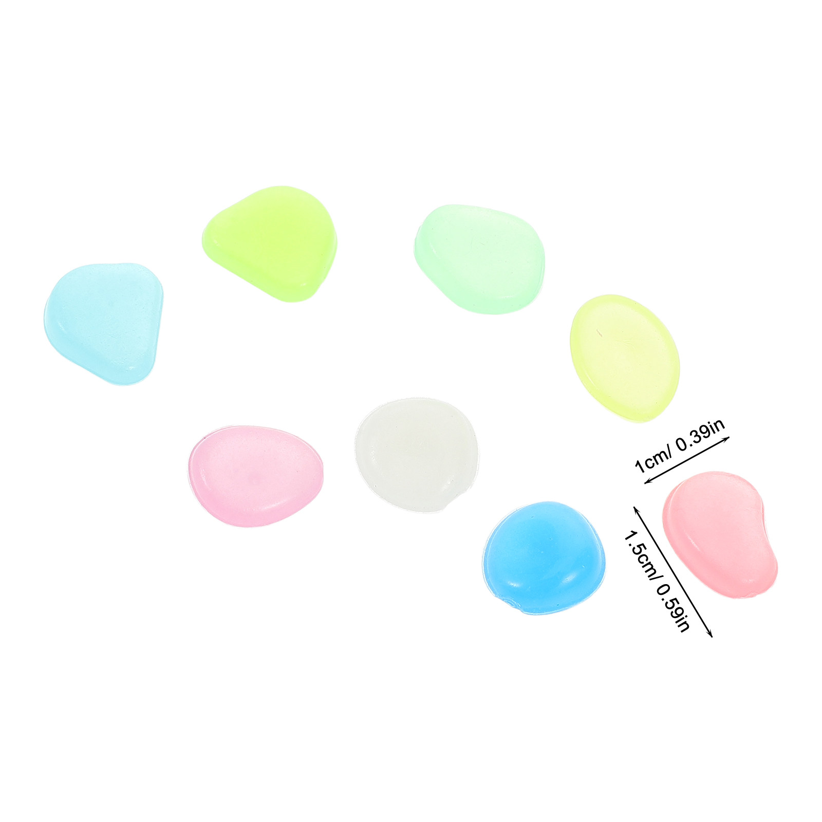 500Pcs Glow Stones Night Lumin - Aquarium Decoration Rock ulasan dan harga
