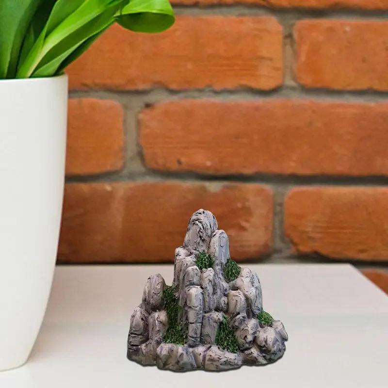 Mini Mountain Miniature Fake S - Aquarium Decoration Rock ulasan dan harga