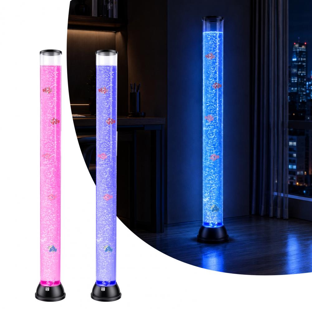 4FT LED Sensory Fish Bubble Tu - Fish Aquarium Youtube Relaxing ulasan dan harga