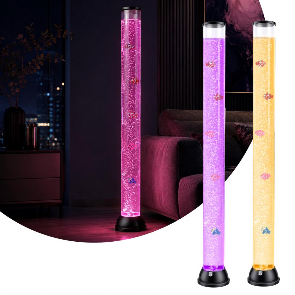 4FT LED Sensory Fish Bubble Tu - Fish Aquarium Youtube Relaxing ulasan dan harga