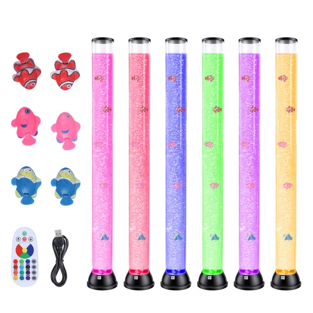 4FT LED Sensory Fish Bubble Tu - Fish Aquarium Youtube Relaxing ulasan dan harga