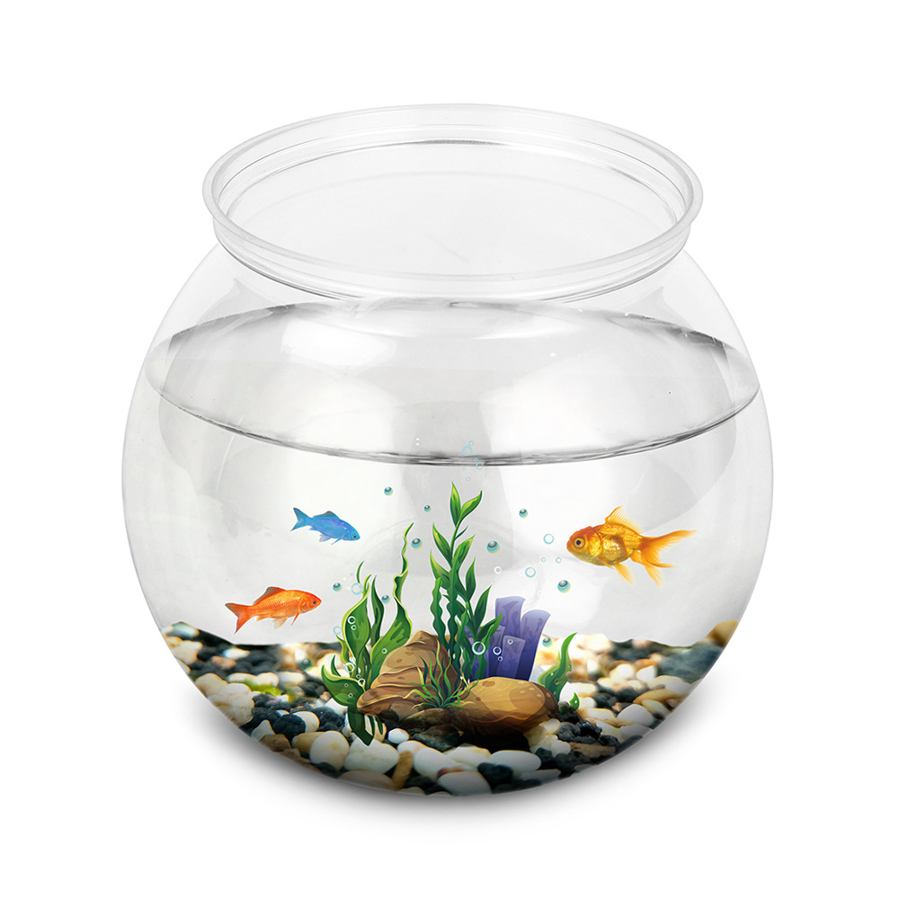 Fish Bowl Plastic L M S Sizes  - Aquarium Xl ulasan dan harga