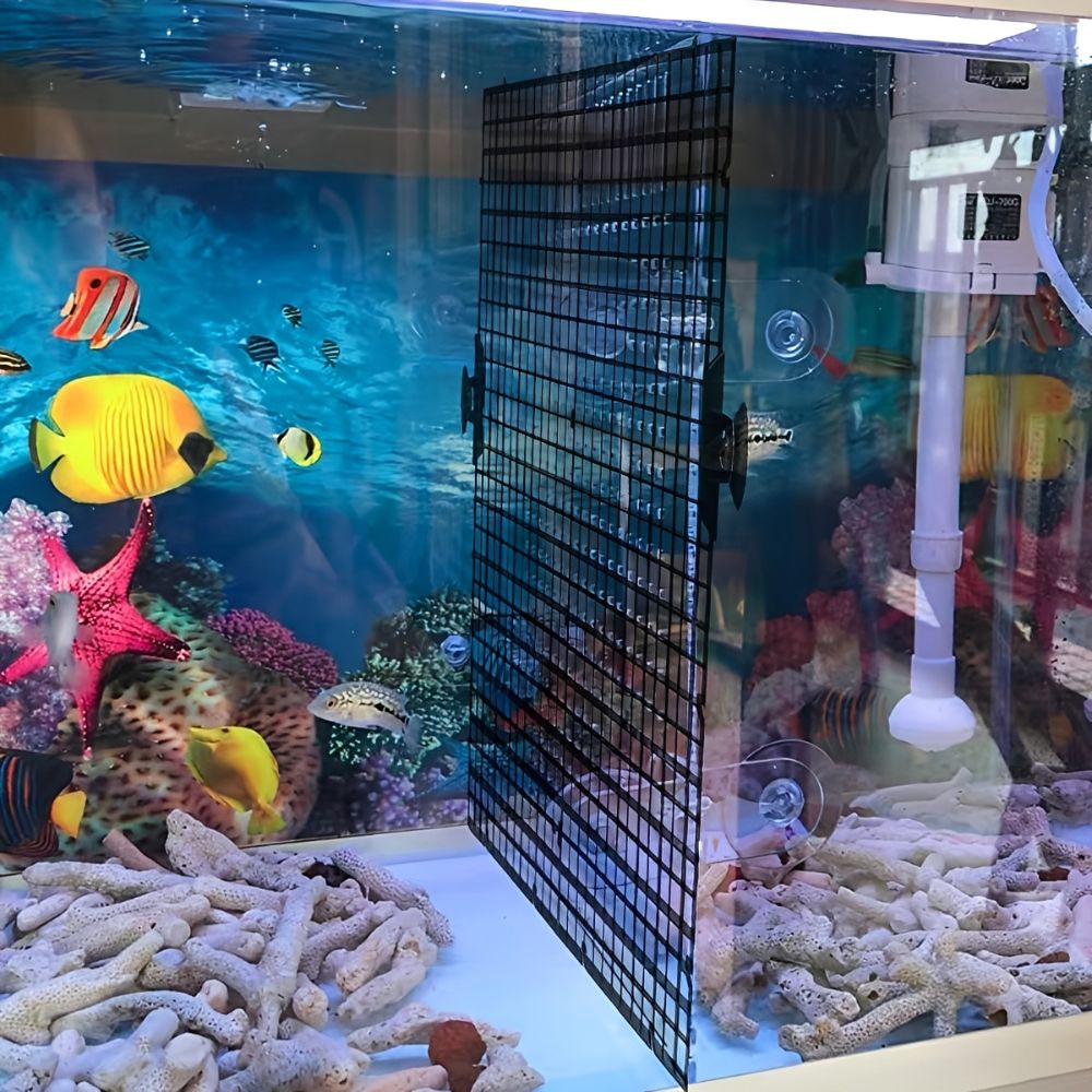 14pcs Aquarium Grid Divider Pl - Tank Divider Mesh ulasan dan harga