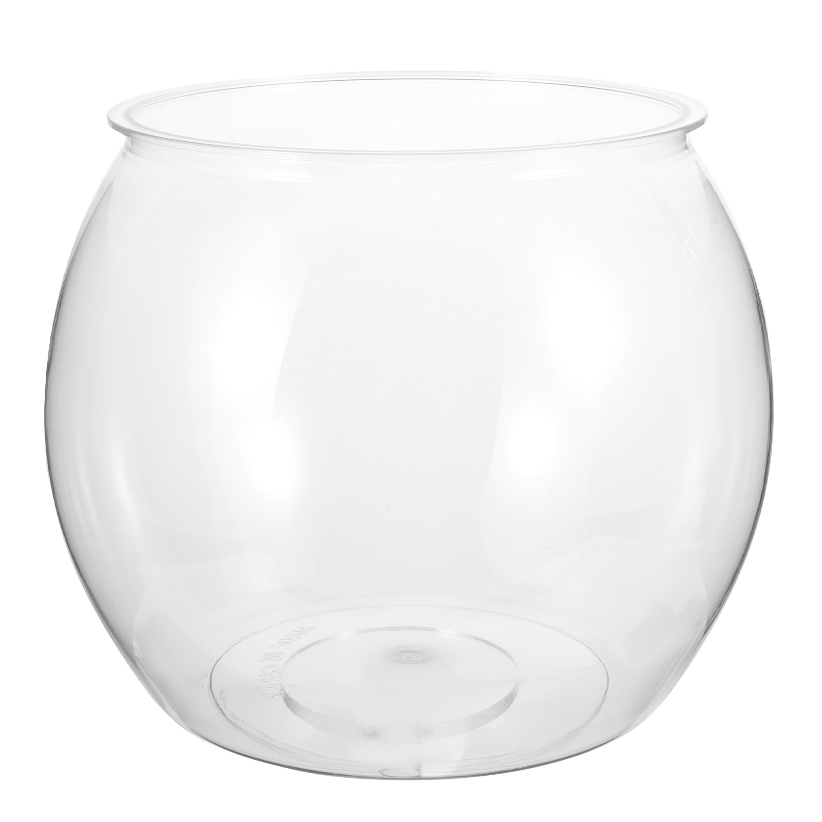 Clear Transparent Fish Bowl Pl - Fish Toy In Aquarium ulasan dan harga