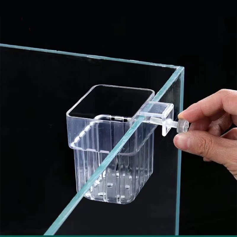 Aquarium Plant Holder Transpar - Aquarium Fish Pot ulasan dan harga