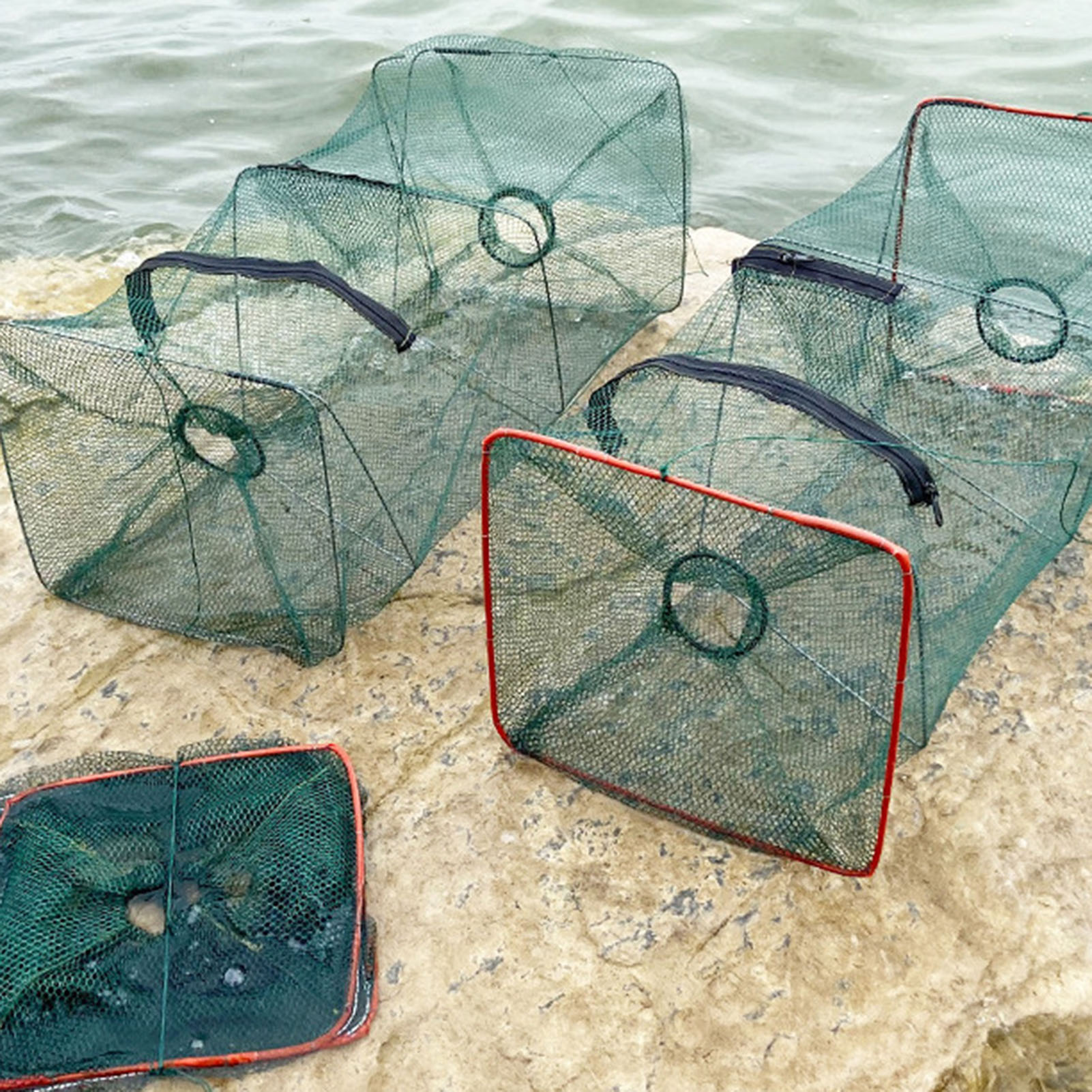 Collapsible Fishing Trap Folda - Aquarium Fish Trap ulasan dan harga