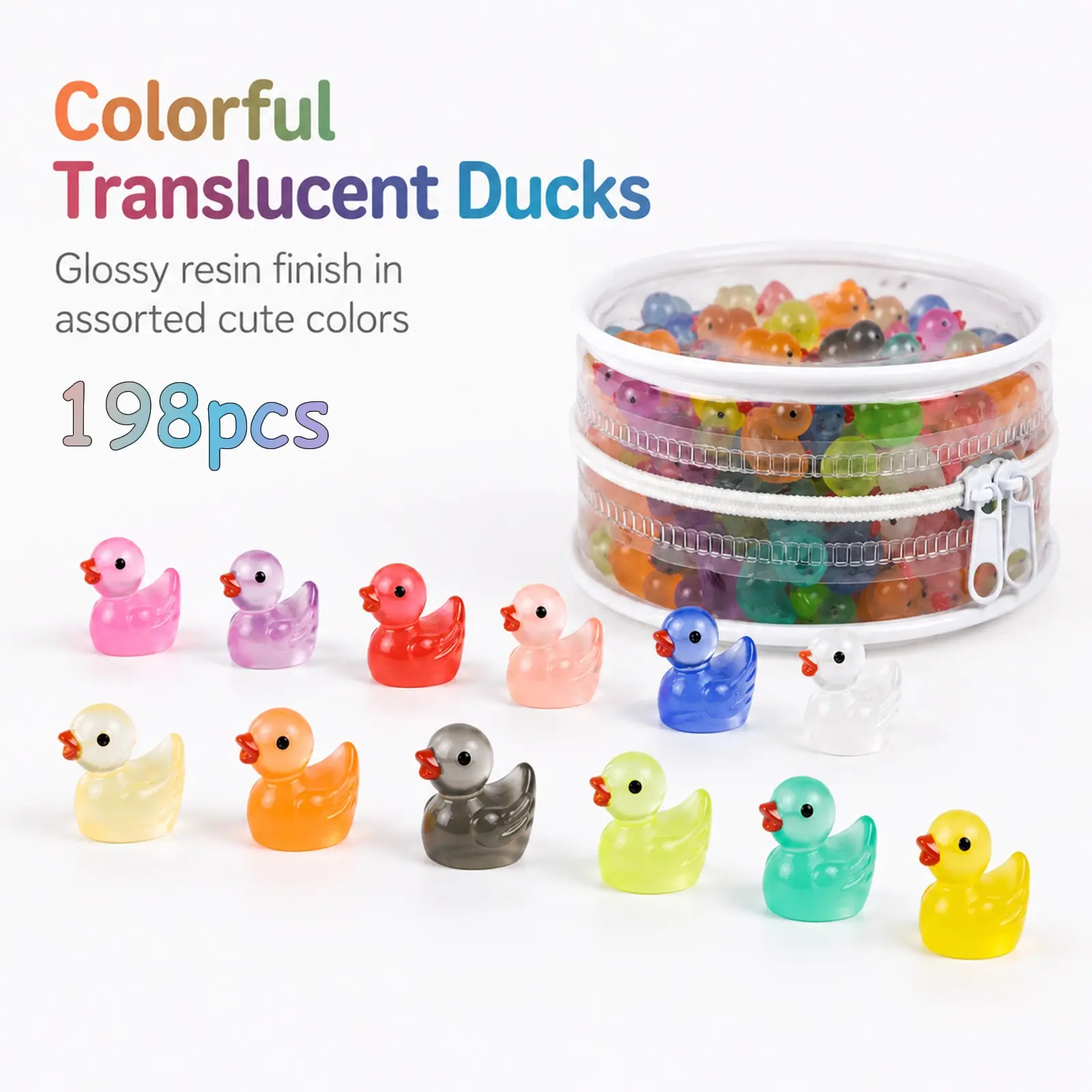 198 Mini Glow-In-The-Dark Duck - Aquarium Fish And Supplies ulasan dan harga