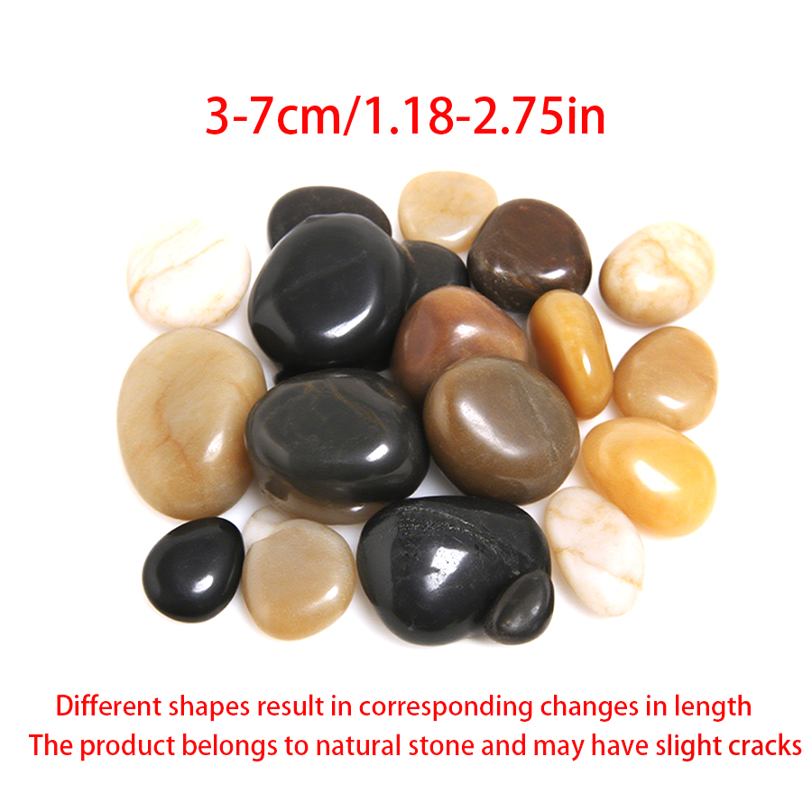 300-700g Smooth River Pebbles, - Aquarium Decoration Rock ulasan dan harga