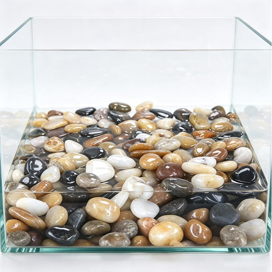 300-700g Smooth River Pebbles, - Aquarium Decoration Rock ulasan dan harga