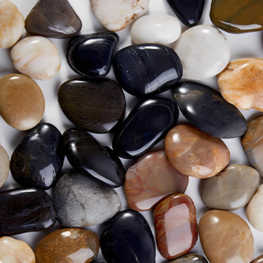 300-700g Smooth River Pebbles, - Aquarium Decoration Rock ulasan dan harga
