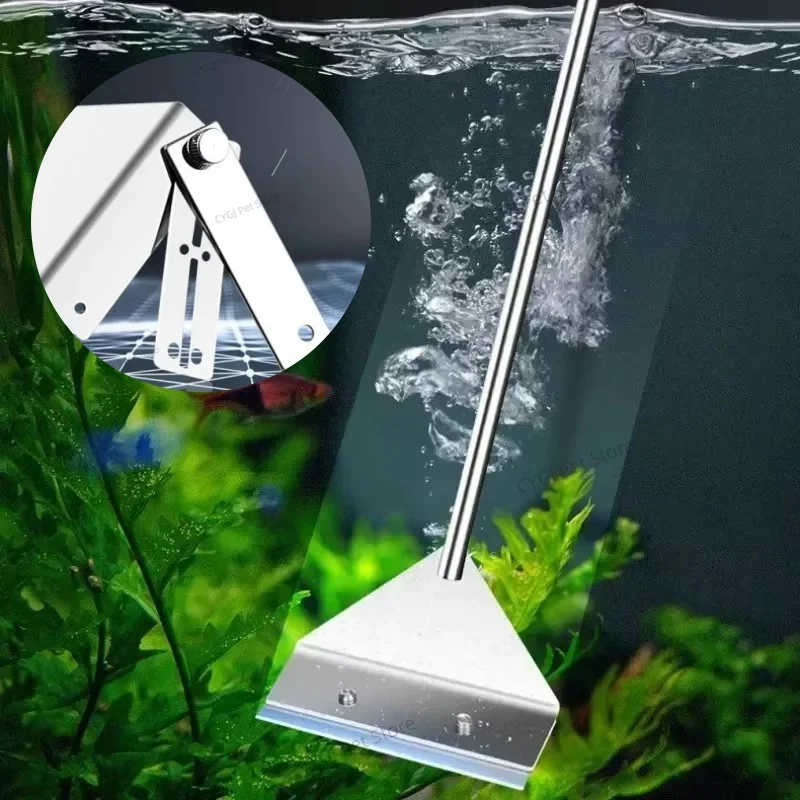 Fish Tank Cleaning Tool Flat S - Aquarium Fish Maintenance ulasan dan harga