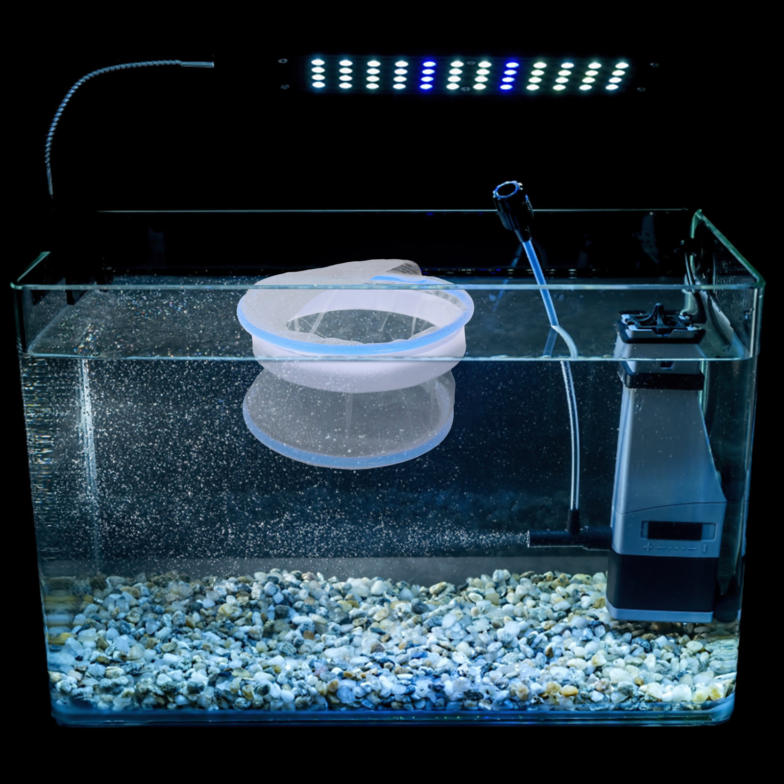 2Pcs Transparent Floating Isol - Tank Divider Mesh ulasan dan harga