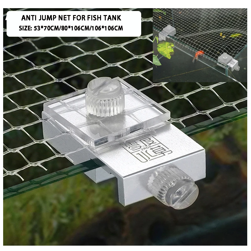 Aquarium Anti Jump Net Invisib - Aquarium Fish Net ulasan dan harga