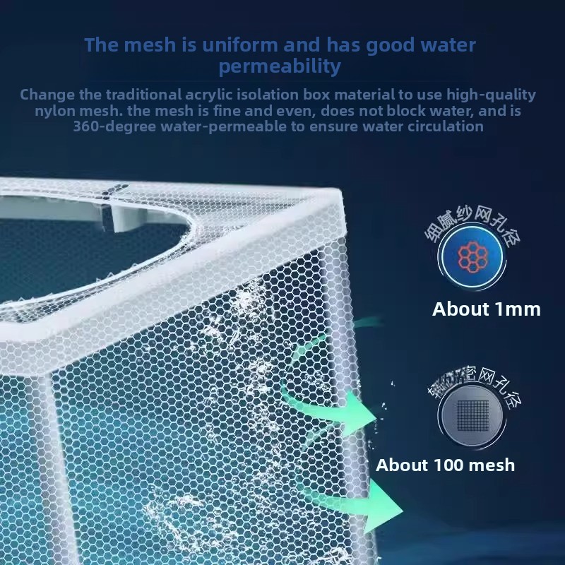 Aquarium Fish Breeding Net Iso - Tank Divider Mesh ulasan dan harga