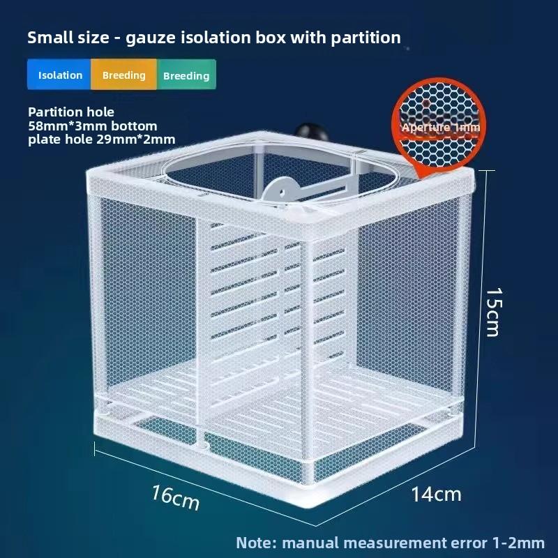 Aquarium Fish Breeding Net Iso - Tank Divider Mesh ulasan dan harga