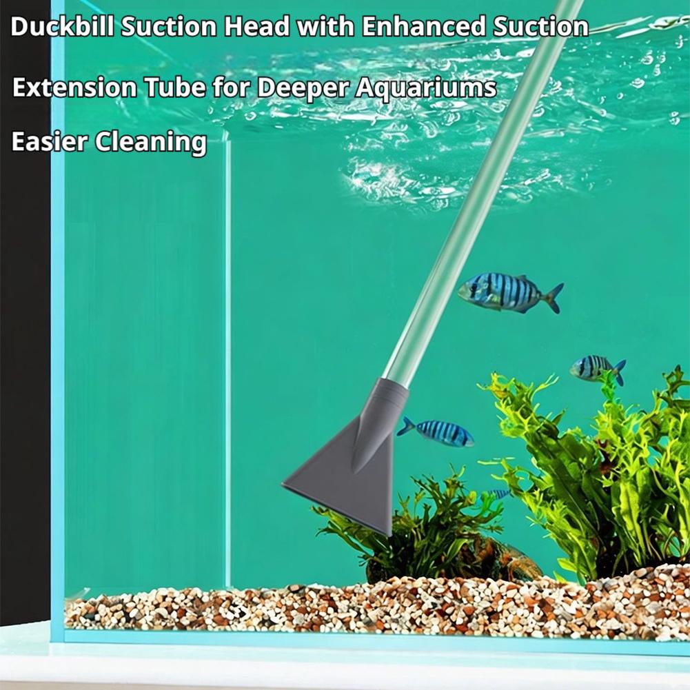 Manual Aquarium Siphon Fish Ta - Aquarium Fish Maintenance ulasan dan harga