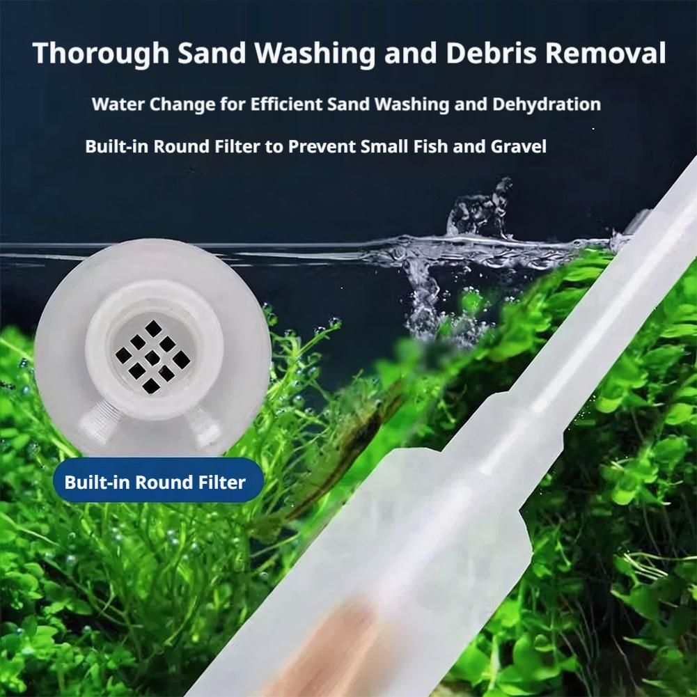 Manual Aquarium Siphon Fish Ta - Aquarium Fish Maintenance ulasan dan harga