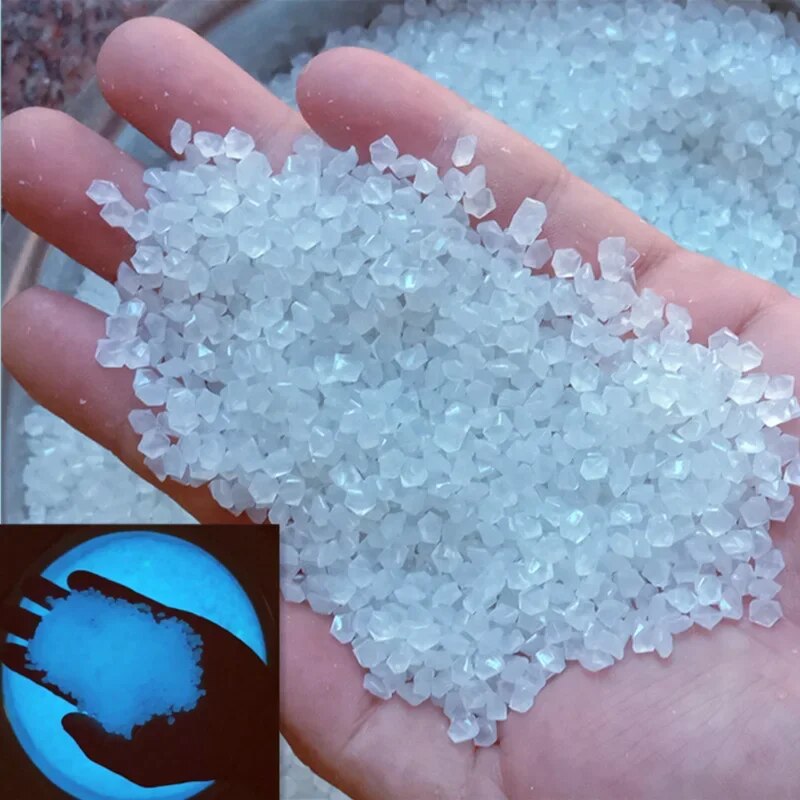 1000pcs 3-5mm Luminous Sand Gl - Aquarium Decoration Rock ulasan dan harga