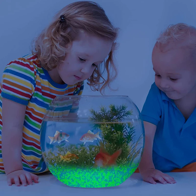 1000pcs 3-5mm Luminous Sand Gl - Aquarium Decoration Rock ulasan dan harga