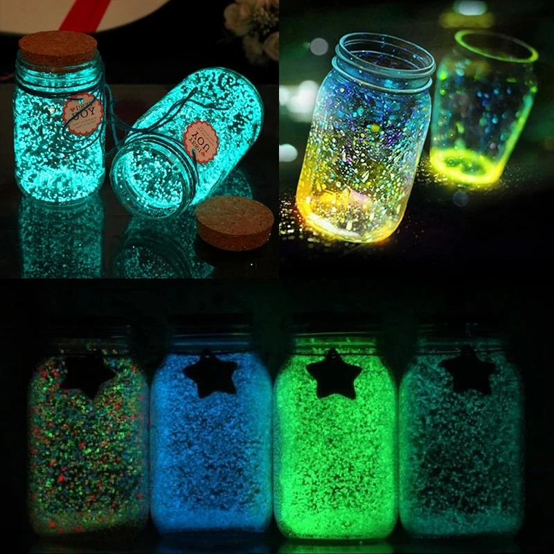 1000pcs 3-5mm Luminous Sand Gl - Aquarium Decoration Rock ulasan dan harga