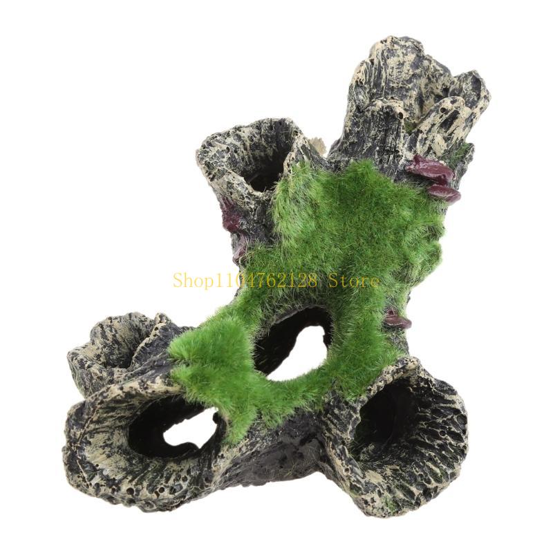 Aquarium Resin Cave Moss Tree  - Aquarium Fish For Sale ulasan dan harga