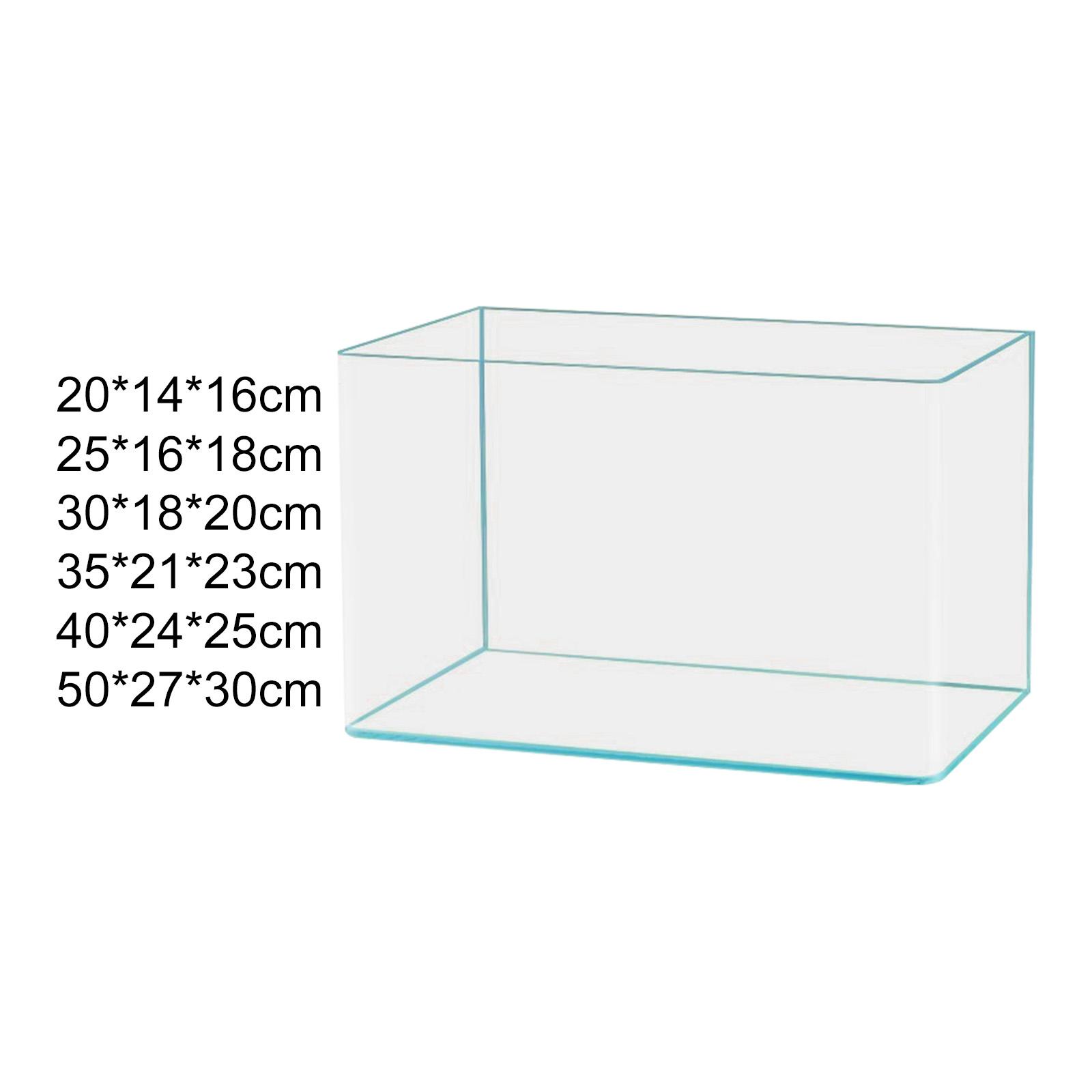 Clear Glass Fish Tank Decorati - Aquarium Xl ulasan dan harga