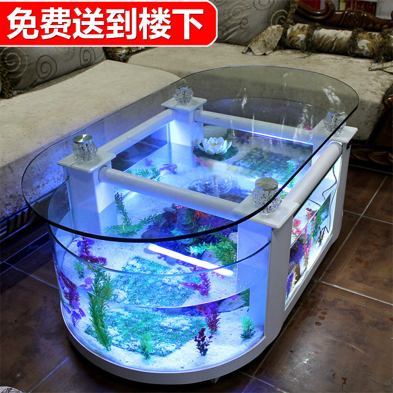 Large ecological coffee table  - Aquarium Xl ulasan dan harga
