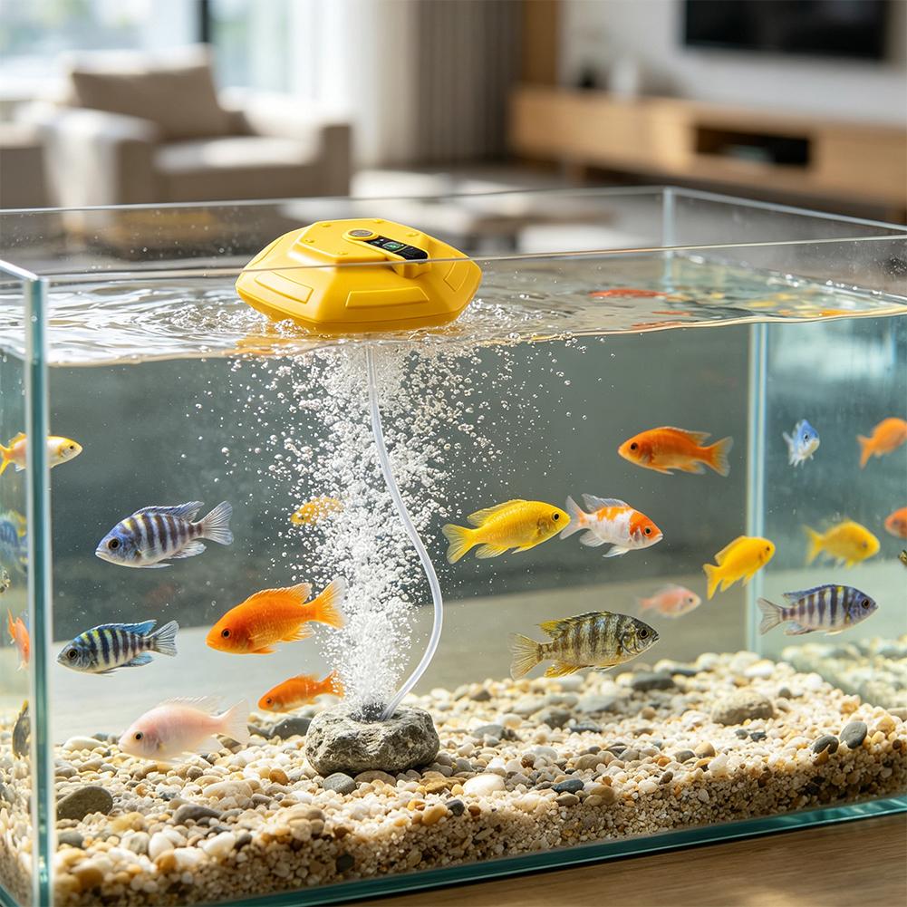 Wireless Rechargeable Aquarium - Aquarium Fish Maintenance ulasan dan harga