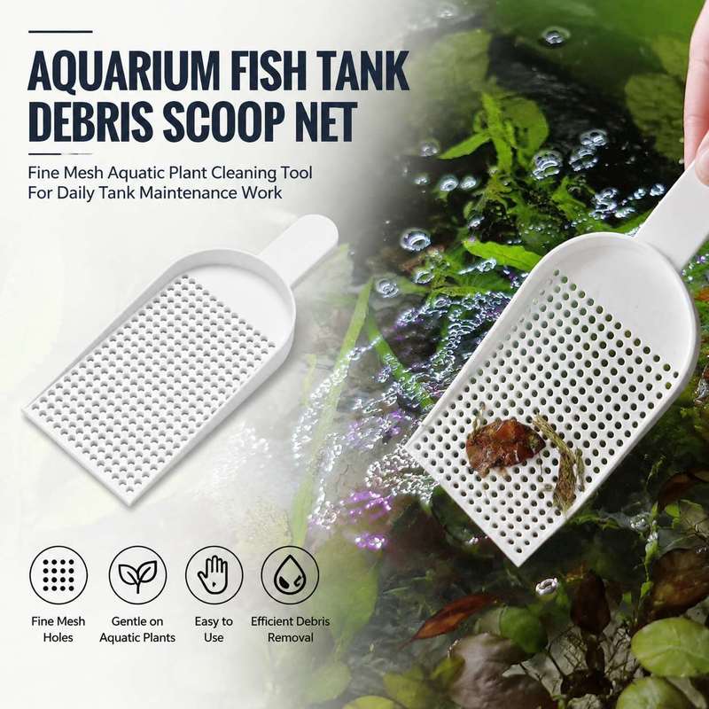 Aquarium Fish Tank Debris Scoo - Aquarium Fish Trap ulasan dan harga