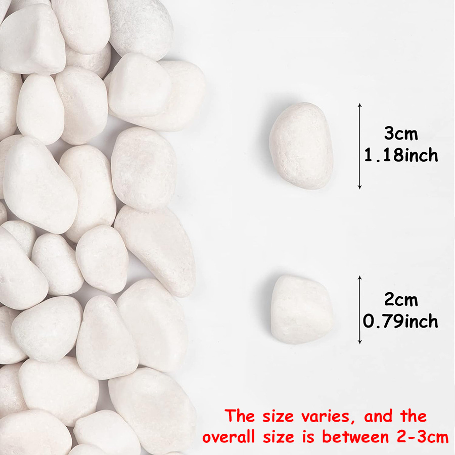 200/400g White High Polished N - Aquarium Decoration Rock ulasan dan harga