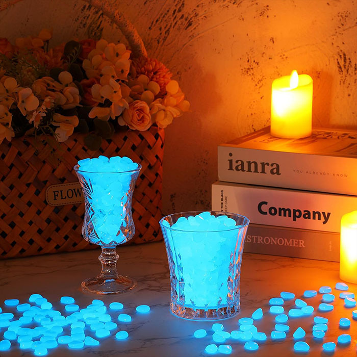 Colorful Glow In The Dark Lumi - Aquarium Fish Pot ulasan dan harga