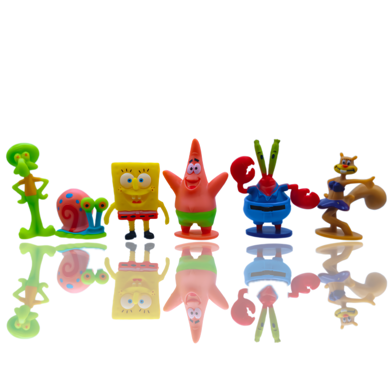 6pcs SpongeBob Fish Tank Decor - Aquarium Fish Types ulasan dan harga