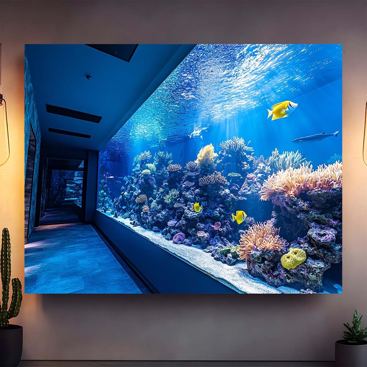 Vibrant Underwater Aquarium Ta - Aquarium Fish Colorful ulasan dan harga