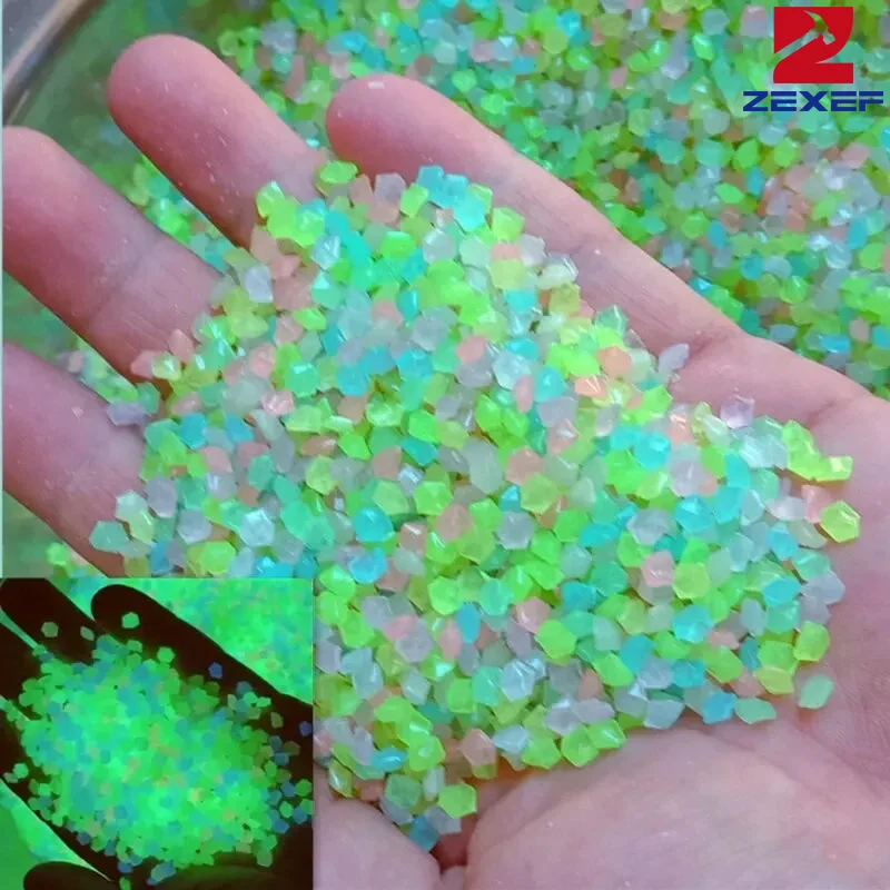 1000pcs 3-5mm Luminous Sand Gl - Aquarium Decoration Rock ulasan dan harga