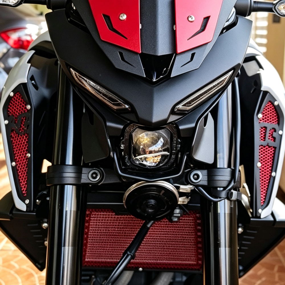 MT-03 Motorcycle Intake Cover  - Tank Divider Mesh ulasan dan harga