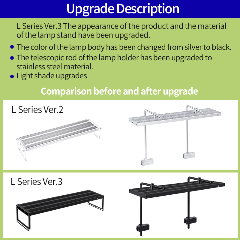 WEEK AQUA L Series APP Control - Aquarium Fish Lamp ulasan dan harga