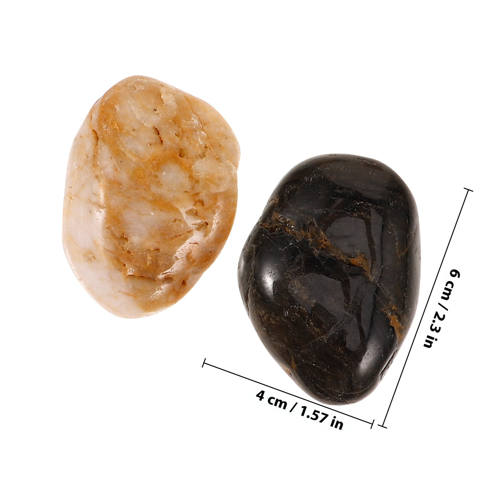 1Set Natural Polished Rain Flo - Aquarium Decoration Rock ulasan dan harga