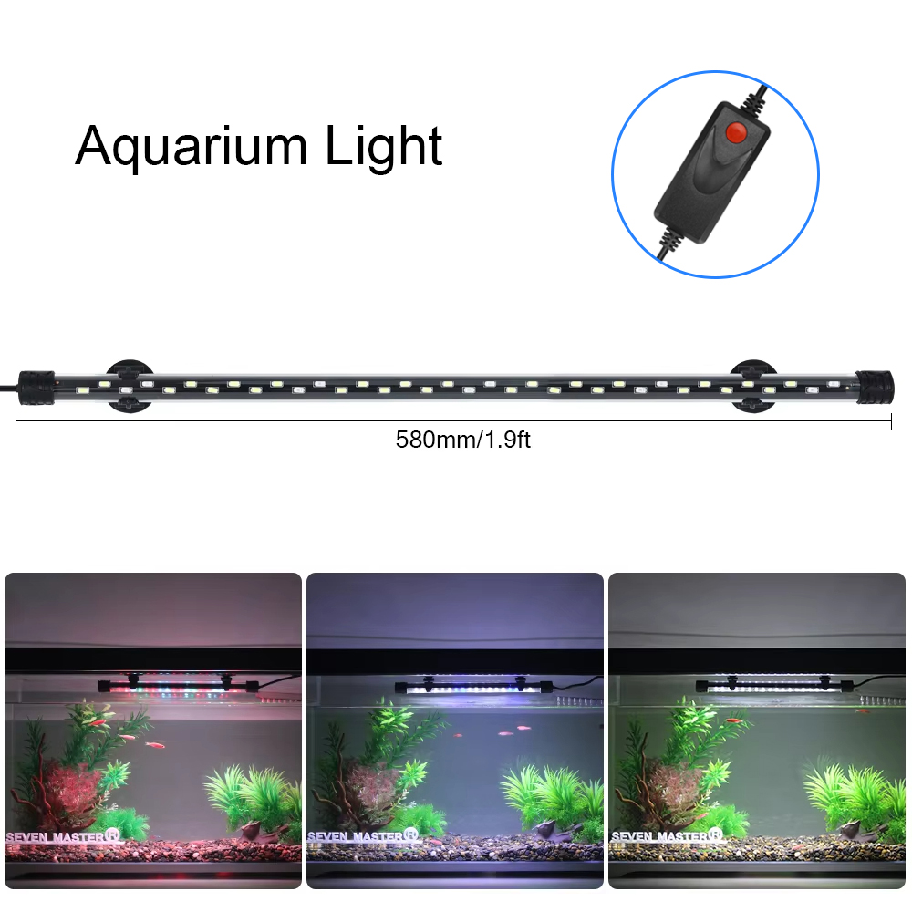 58CM  Aquarium Light LED Plant - Aquarium Fish Only ulasan dan harga