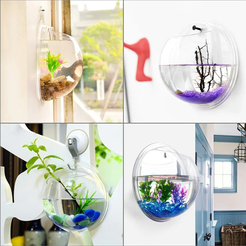 Transparent acrylic hanging wa - Aquarium Fish Only ulasan dan harga