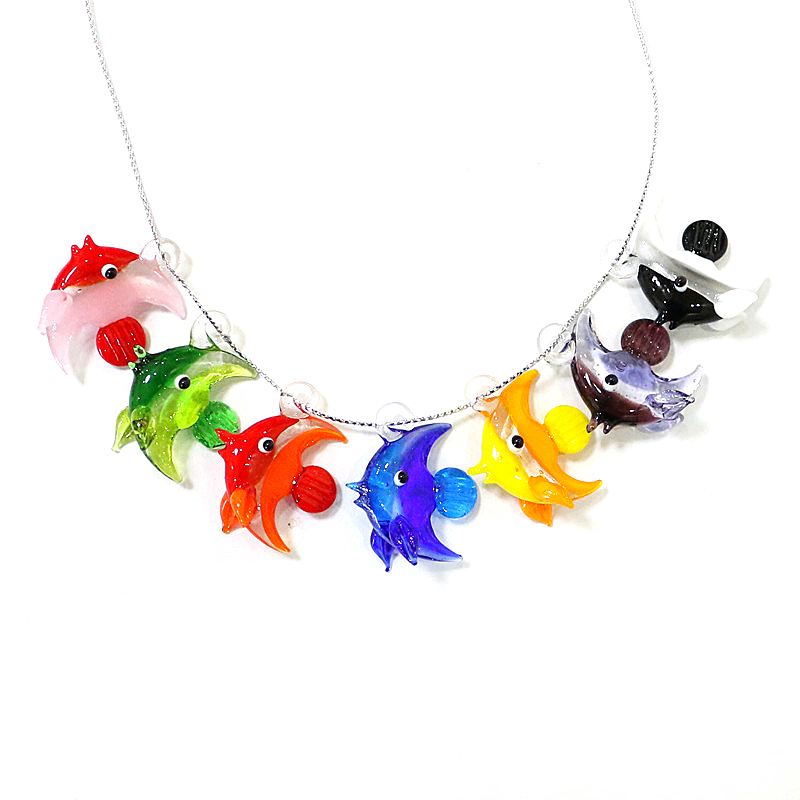 2pcs Mini Fish Glass Pendant C - Aquarium Fish And Supplies ulasan dan harga