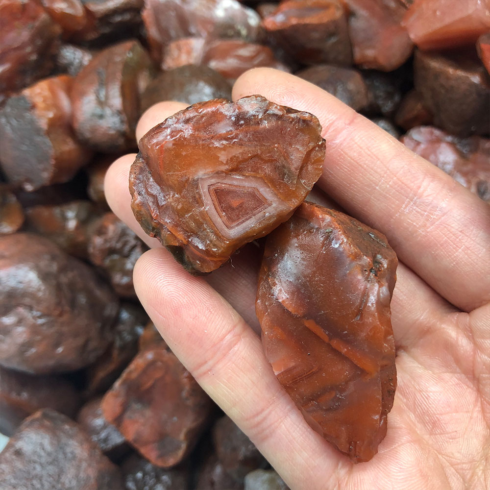 1pc Random Rough Raw Carnelian - Aquarium Decoration Rock ulasan dan harga