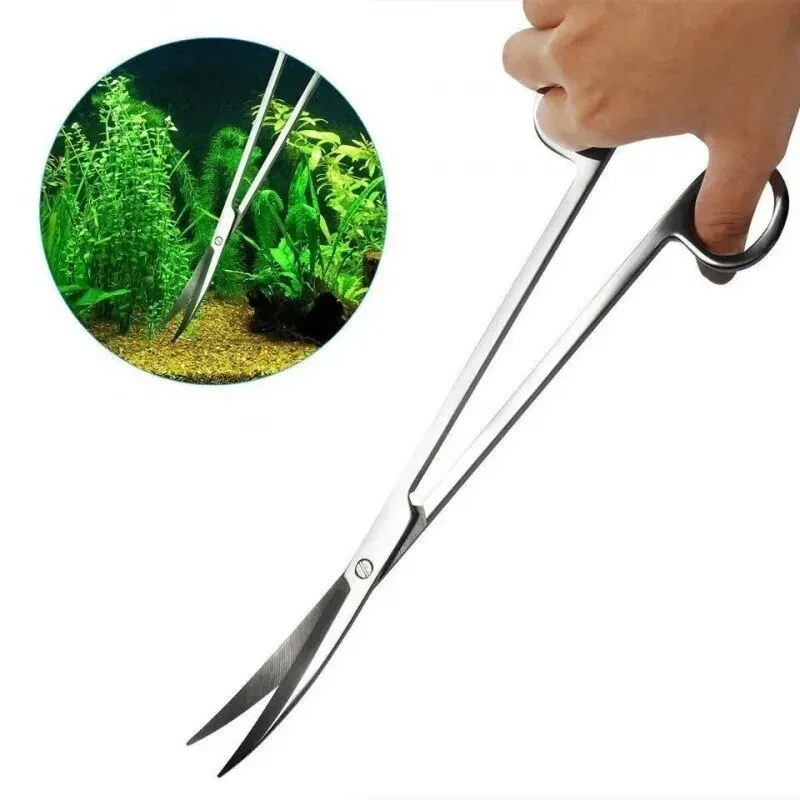 Aquarium Scissors,Extra Long S - Aquarium Fish Maintenance ulasan dan harga