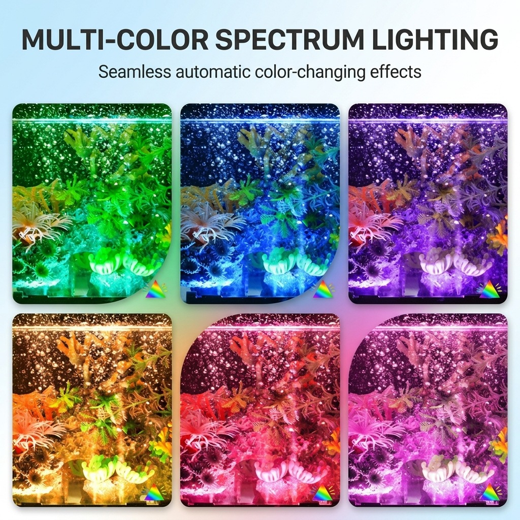 USB LED Aquarium Air Bubble Li - Aquarium Fish Lamp ulasan dan harga