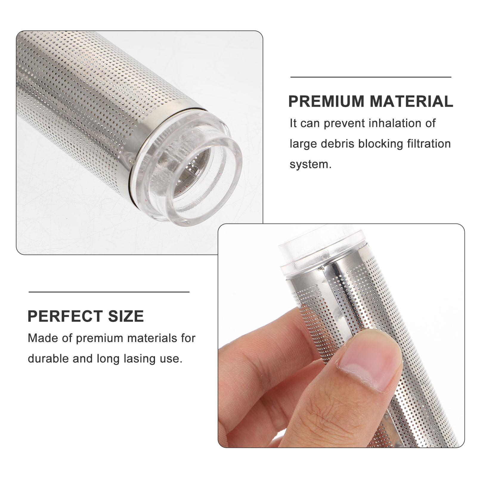 1Pcs Stainless Steel Acrylic A - Aquarium Fish Net ulasan dan harga