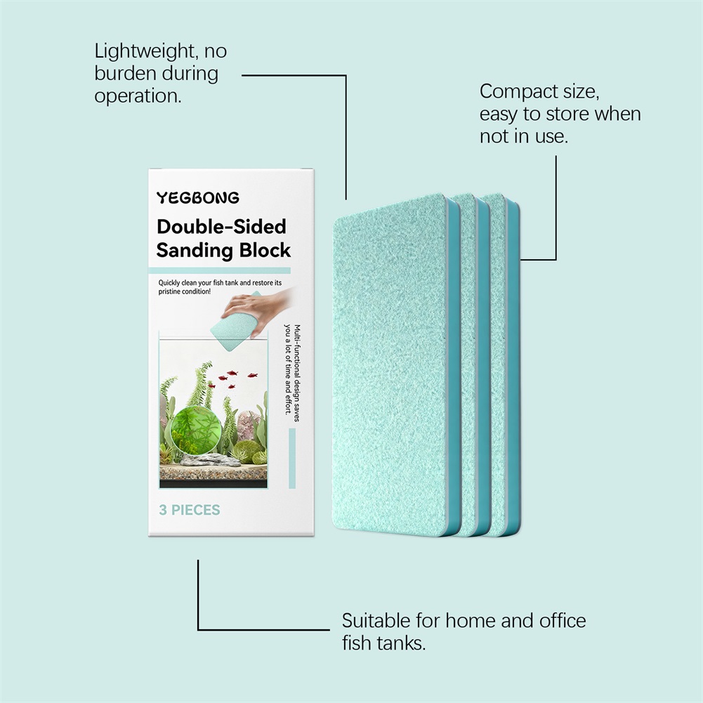 3pcs Aquarium Cleaner Sponge,D - Aquarium Fish Maintenance ulasan dan harga